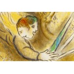 Marc Chagall (1887 Łoźno k. Witebska - 1985 Saint-Paul-de-Vence), Anioł Sądu (L'Ange du Jugement), 1974