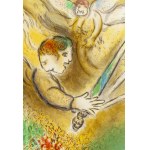 Marc Chagall (1887 Łoźno k. Witebska - 1985 Saint-Paul-de-Vence), Anioł Sądu (L'Ange du Jugement), 1974