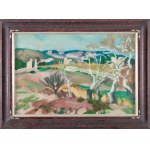 Jan Waclaw Zawadowski (1891 Skobełka in Volhynia - 1982 Aix en Provence), Landscape from the South of France