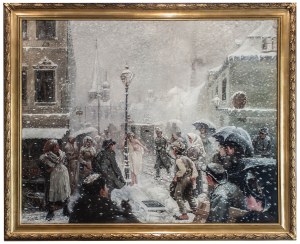 Stanisław Tomkiewicz - Woyneko (1859-1896), Jawnogrzesznica z Monachium (Wiedeńska ulica), 1886