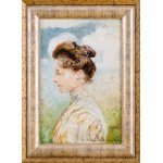 Jacek Malczewski (1854 Radom - 1929 Krakow), Portrait of Michalina Janoszanka, 1906