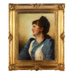 Wojciech Gerson (1831 Varsovie - 1901), Portrait de femme, 1891
