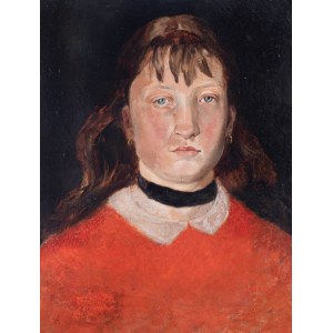 Konstanty Makary Mańkowski (1861-1897), Portret Marii Mańkowskiej, siostry artysty, 1885