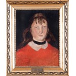 Konstanty Makary Mańkowski (1861-1897), Portret Marii Mańkowskiej, siostry artysty, 1885