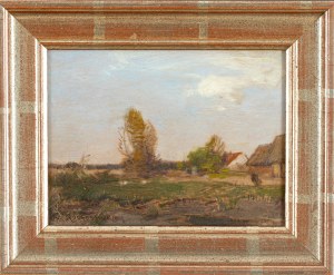 Roman Kazimierz Kochanowski (1857 Kraków - 1945 Freising w Bawarii), Wiejski pejzaż