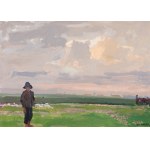 Stanisław Gałek (1876 Mokrzyska - 1961 Zakopane), Pastuszek na polu