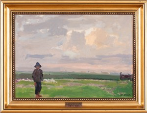Stanisław Gałek (1876 Mokrzyska - 1961 Zakopane), Pastuszek na polu