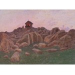 Bronisława Rychter-Janowska (1868 Kraków - 1953 tamże), Nokturn - Pejzaż z Sycylii (Monte Pellegrino), 1914