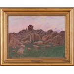 Bronisława Rychter-Janowska (1868 Kraków - 1953 there), Nocturne - Landscape from Sicily (Monte Pellegrino), 1914