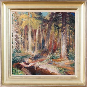 Fryderyk Pautsch (1887 Delatyn - 1950 Kraków), Widok lasu