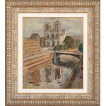 Juliusz Studnicki (1906 Kniażyce - 1978 Warsaw), Notre Dame Cathedral in Paris, 1938