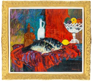 Jan Szancenbach (1928 Kraków - 1998 tamże), Ryby, 1997