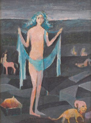 Ryszard Stryjec (1932 Lipniszki k. Lidy-1997 Gdańsk), Niebieski sen, 1983