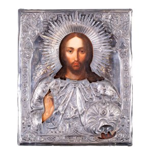 Icon Christ Pantocrator, Moscow, 1869