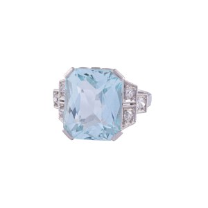 Art déco ring, 1930s.