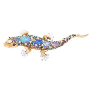 Brooch in the form of a lizard