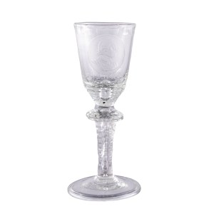 Chalice with an image of Tadeusz Kosciuszko, Saxony, 2nd half of the 18th century.