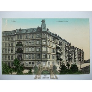 Nysa, Neisse, Enzmann Street, 1907