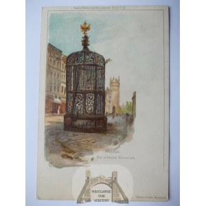 Nysa, Neisse, lithograph, ca. 1900.