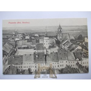 Prusice, Prausnitz près de Trzebnica, panorama, vers 1914