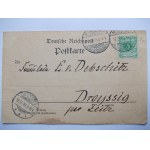 Milicz, Militsch, palace, church, post office, 1898