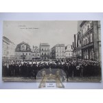 Olawa, Ohlau, hussar parade, ca. 1908