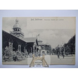 Szczawno Zdroj, Bad Salzbrunn, walking hall, 1906
