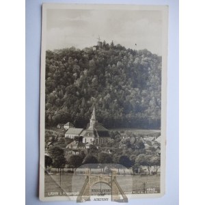 Wleń, Lahn, panorama, ca. 1940.