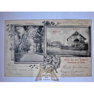 Poznan, Debina, forester's lodge, restaurant 1903