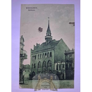 Września, Wreschen, City Hall 1910