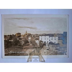 Srem, Schrimm, panorama, church, houses 1942