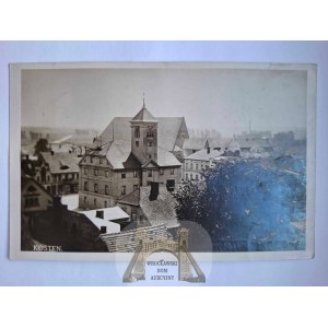 Kościan, Kosten, radnica, panoráma 1940