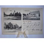 Tarnówka near Zlotow, church, restaurant, school 1910