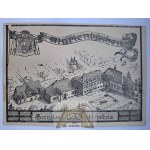 Marianowo near Lipka, Zlotow, school, graphic circa 1930.