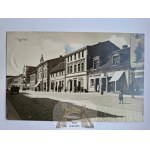 Mogilno, street, stores, photographic 1939