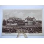 Walcz, Deutsch Krone, railway station, 1933