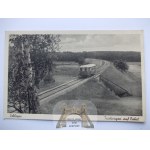 Człopa, Schloppe, motor railroad, 1940