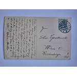 Gdańsk, Danzig, Targ Drzewny, tramwaj, kamienice 1914