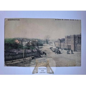 Skierniewice, railroad station ca. 1910