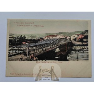 Przemyśl, bridge over the San River ca. 1900.