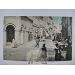 Rzeszow, Matejka Street, people, marketplace ca. 1910