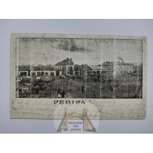Debica, Market Square ca. 1915