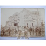 Lithuania, Taurogi, Tauroggen, destroyed church, 1916