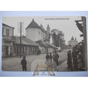Bielorussia, Pinsk, strada, ebrei, 1916
