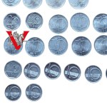 Czechoslovakia Czech Republic, lot of 26 coins in mint condition