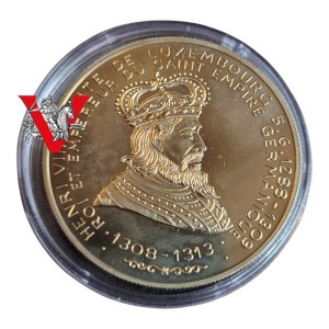 Luxembourg, 5 Ecu 1993, Henry VII, a large coin in idelite condition