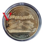 Luxembourg, 5 Ecu 1993, Henry VII, a large coin in idelite condition