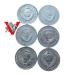 Russia USSR, CCCP, Lot 6 x Ruble from 1961-1988 , Beautiful States