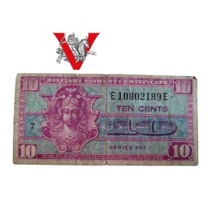 US 10 cent Military 1954 - Vietnam War !