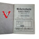 Occupation of Lublin - Arbeitskarta - mass of stamps, later Stalin Prosecutor